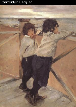 Valentin Aleksandrovich Serov The Children Shasha and Iura Serov (nn02)